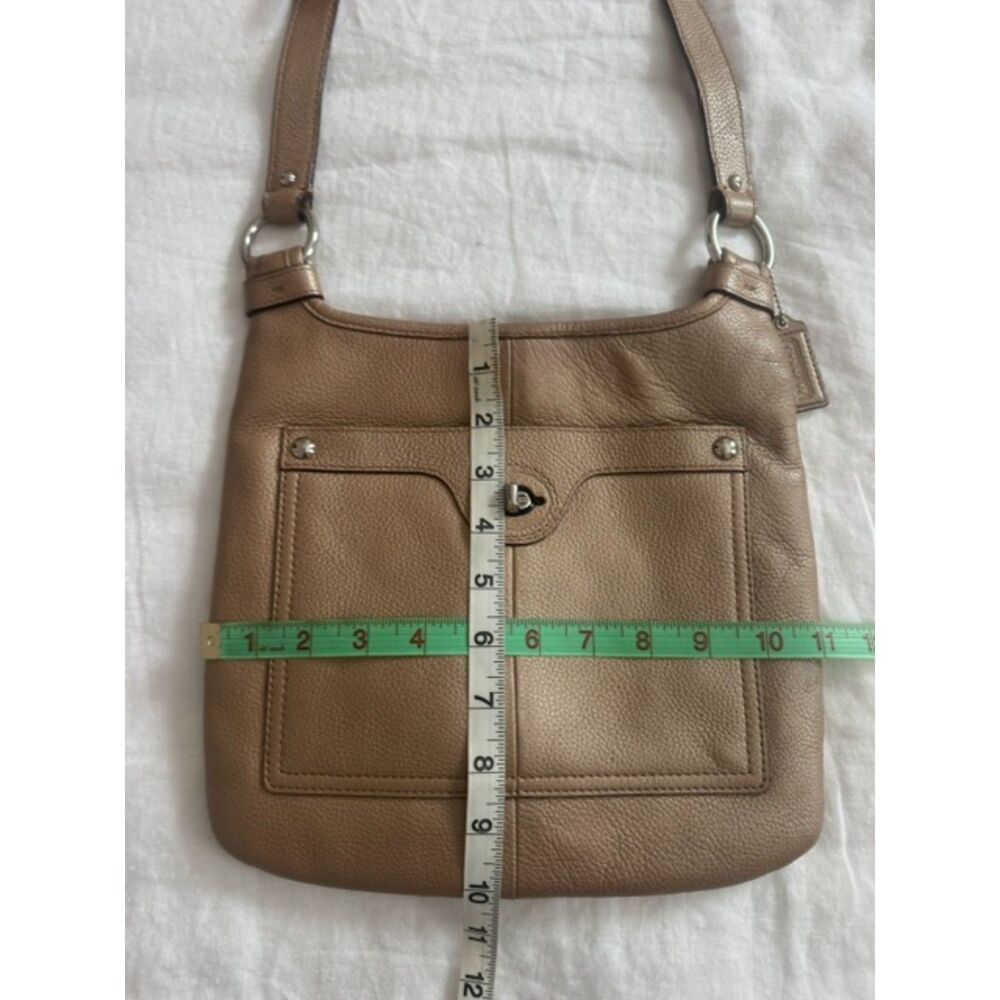 Coach Penelope Leather Crossbody, Rose Gold - Picture 9 of 10